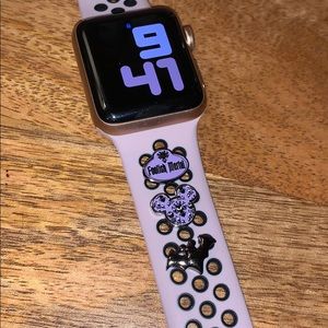 Apple band stud/charm